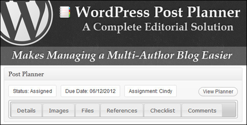 WordPress Post Planner