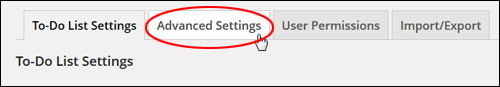 Cleverness plugin WP - Advanced Settings Tab